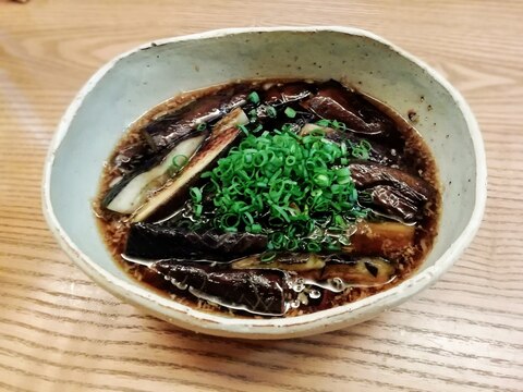 ナスの麺つゆ漬け